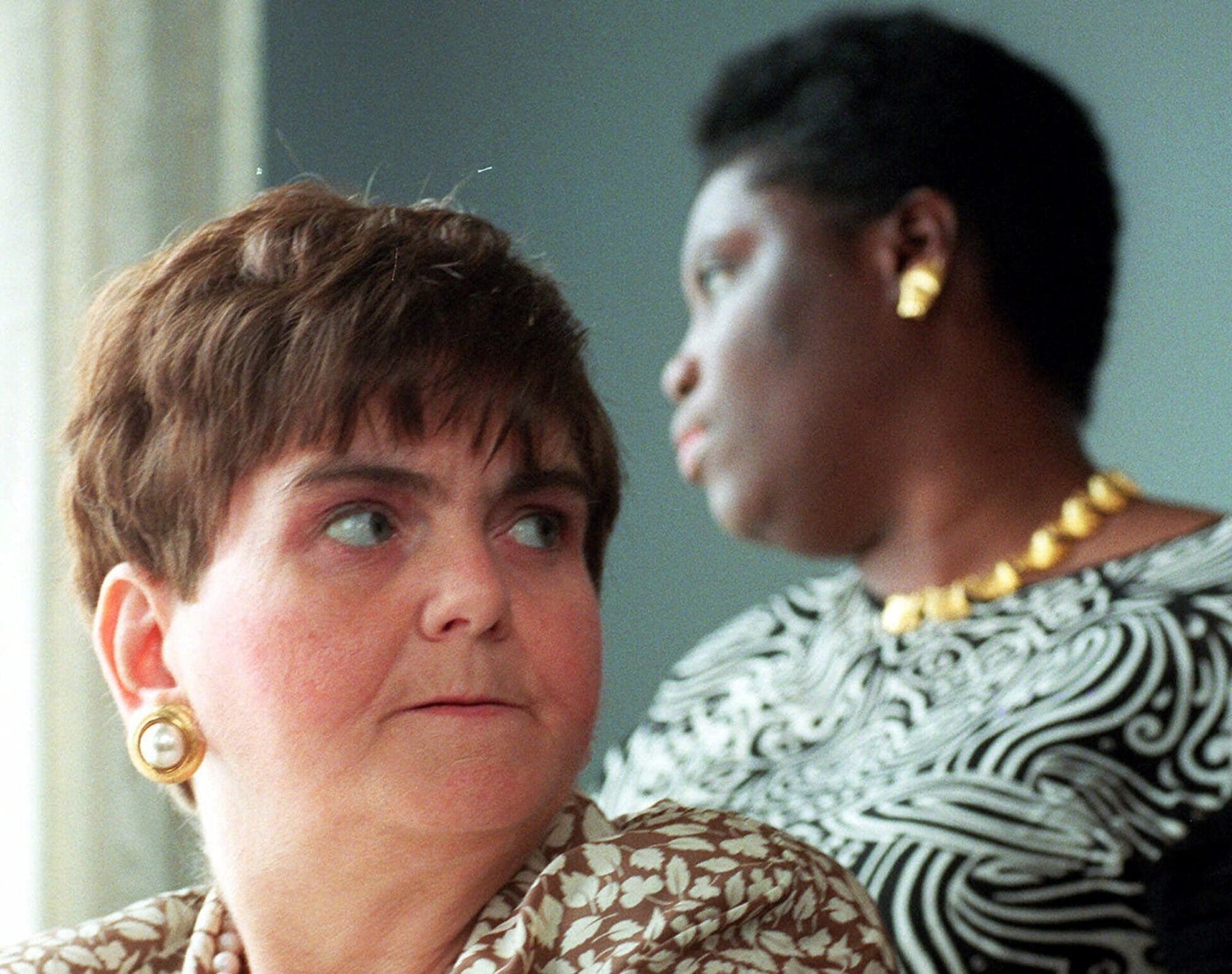 Photograph of Lois Curtis and Elaine Wilson.